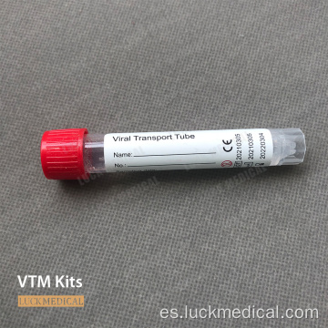 Tubo VTM de 10 ml con kit de hisopo FDA